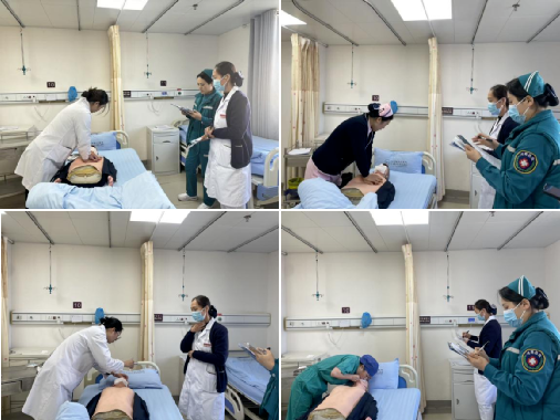 夯实急救基本功，筑牢生命防线——我院护理部组织护士长单人徒手心肺复苏技能考核