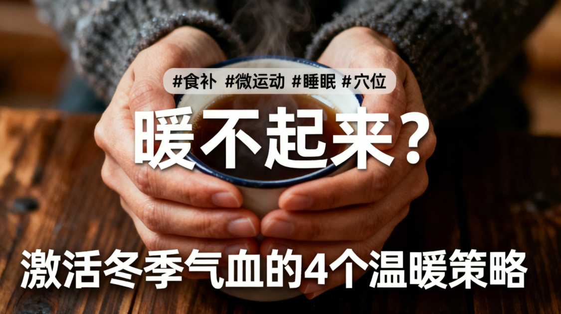 告别“冰手冰脚”，给冬天的自己点一把“气血之火”